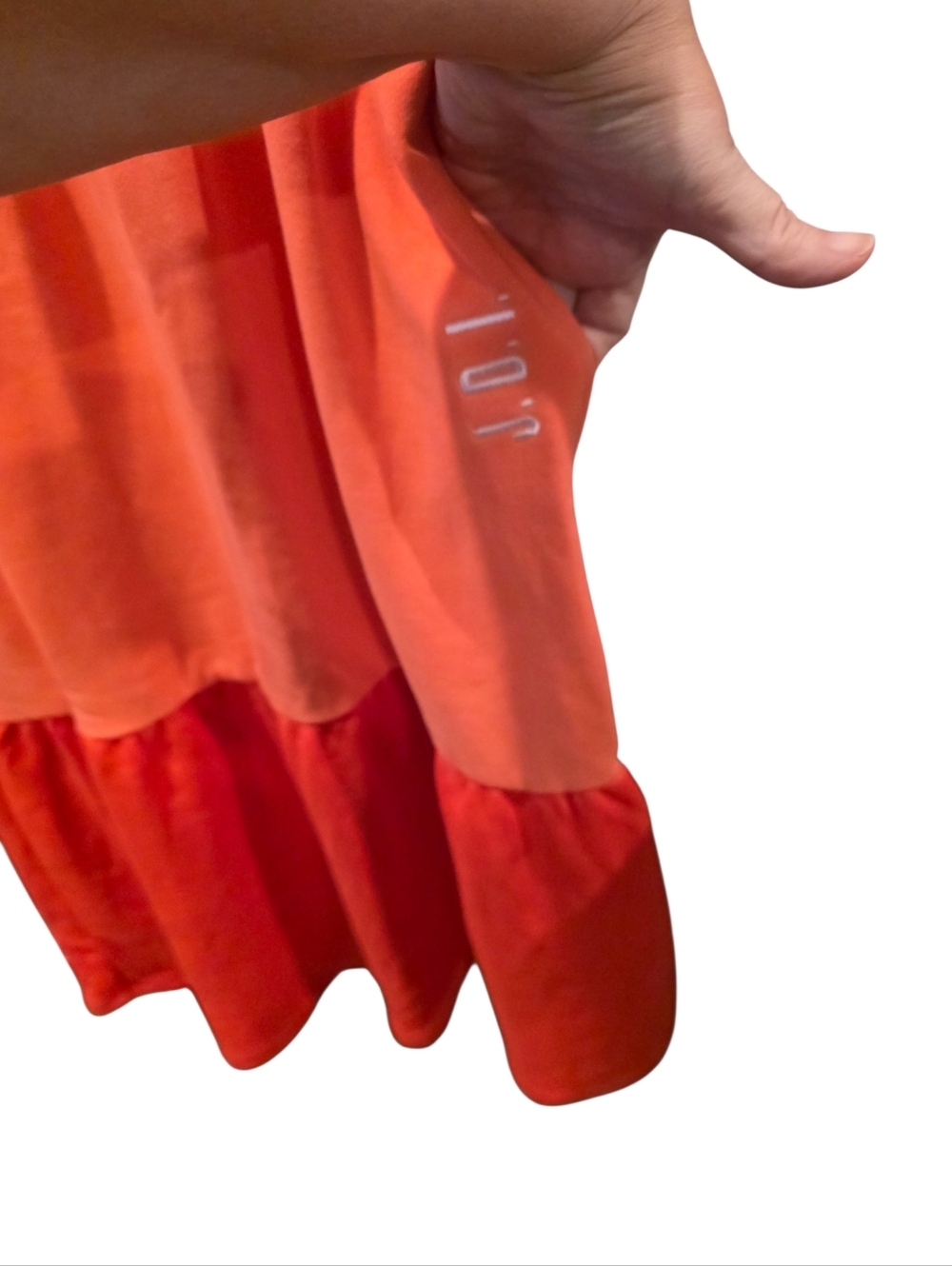 Nike Girls Pink, Coral & Red Tiered Sleeveless Dress Size Large - Picture 5 of 9